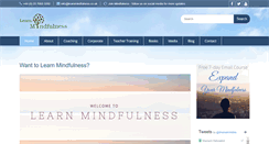 Desktop Screenshot of learnmindfulness.co.uk