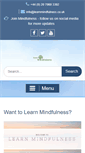 Mobile Screenshot of learnmindfulness.co.uk